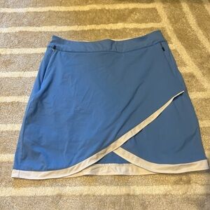 Peter millar baby blue tennis skort